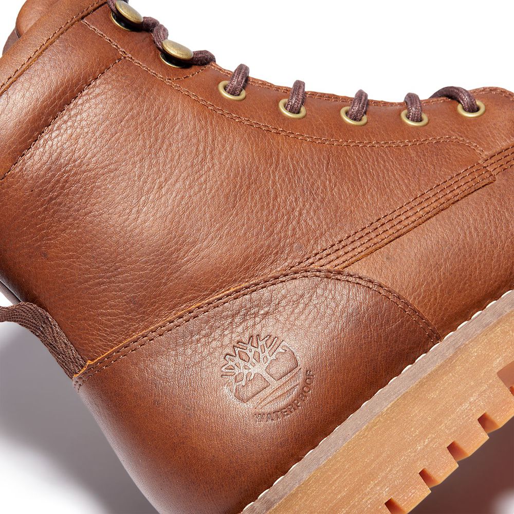 Botas de Nieve Timberland Hombre Jackson\'s Landing Waterproof Marrones - Chile ZRN-750893